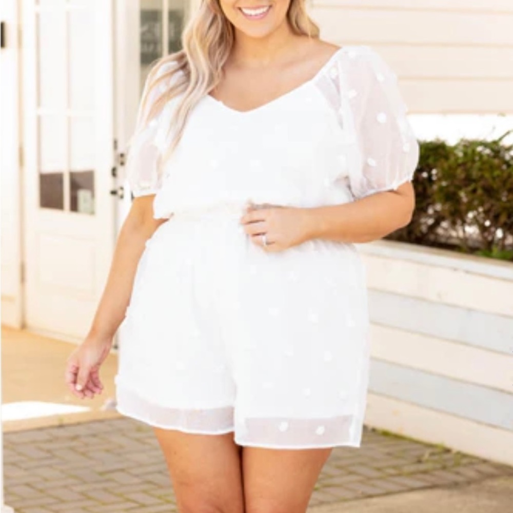 White Romper from Chic Soul